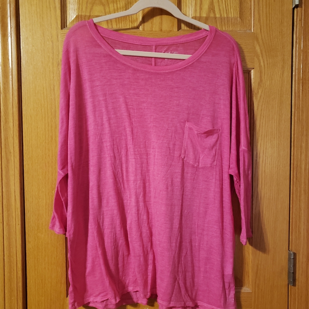 Calvin Klein Pink Knit Shirt